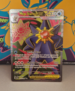 Pokemon Mega Starmie EX 102/088 | Perfect Order | Full Art Holo | English 2026 - Image 1