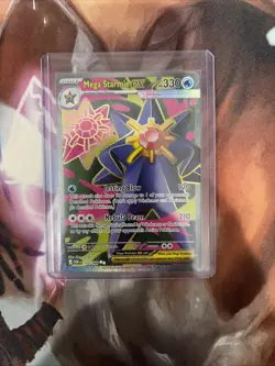 Mega Starmie ex 102/088 - Full Art Ultra Rare - Pokemon TCG: Perfect Order - NM - Image 1