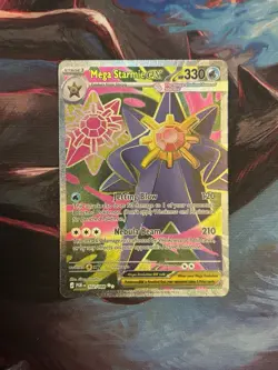 Pokemon TCG Mega Starmie EX 102/088 Full Art Perfect Order Pack Fresh Mint - Image 1