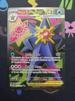Pokemon TCG Mega Starmie EX | Perfect Order | Ultra Rare 102/088 - NM - Image 1