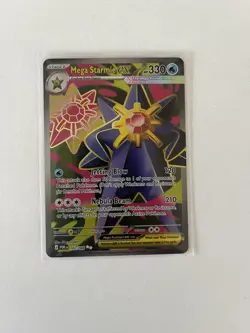 Pokemon TCG Mega Starmie EX 102/088 Full Art Perfect Order Pack Fresh Mint - Image 1