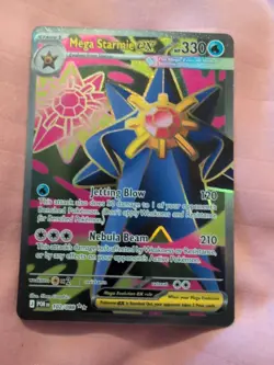 Pokemon TCG Mega Starmie EX 102/088 Full Art Perfect Order Pack Fresh Mint - Image 2