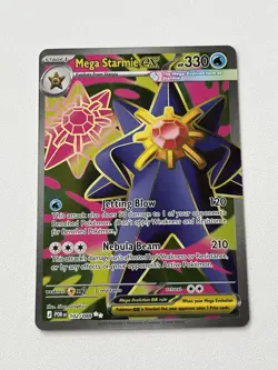 Pokemon TCG Mega Starmie EX 102/088 Full Art Perfect Order Pack Fresh Mint - Image 3