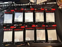KMC Perfect Size Card Sleeves Standard 64x89mm 100pcs x10 Packs Made in Japan - Image 1