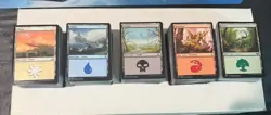 500 Basic Lands MTG - 100 of Each Color! Magic The Gathering Bulk Lot Set Mana - Image 1
