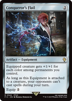 Conqueror's Flail - 340 - FIC - Near Mint - MTG - Image 1