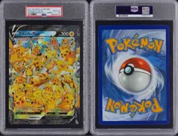 2021 POKEMON SWSH BLACK STAR PROMO PIKACHU V-UNION PSA 10 - Image 3