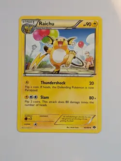 Pokemon Raichu Next Destinies #40/99 MP TCG - Image 1