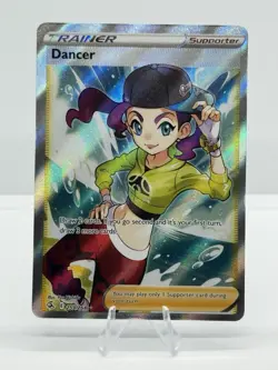 Pokemon TCG Fusion Strike Dancer 259/264 Ultra Rare Full Art Trainer Holo - Image 1