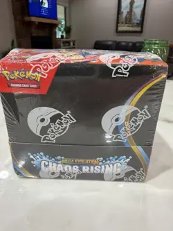 Pokemon Chaos Rising Booster Box Factory Sealed - Image 1