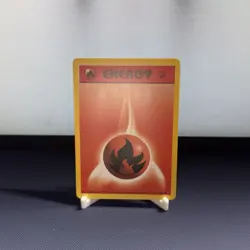 2000 Vintage Pokemon Card Base Set 2 Fire Energy #126/130 Excellent Condition - Image 1