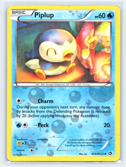 Piplup RC6/RC25 HP Legendary Treasures: Radiant Collection Holo Pokemon TCG - Image 1