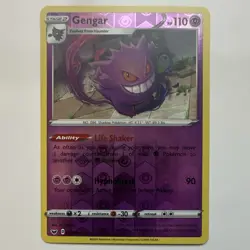 The Pokemon Company Gengar 085/202 Swsh01 Sword & Shield Rev Holo Eng 110HP - Image 1