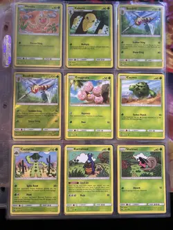 Pokemon Sun & Moon - Crimson Invasion Near Complete Master Set Including Reverse - Image 1