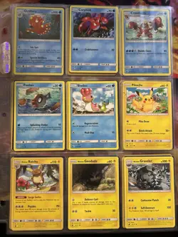 Pokemon Sun & Moon - Crimson Invasion Near Complete Master Set Including Reverse - Image 3