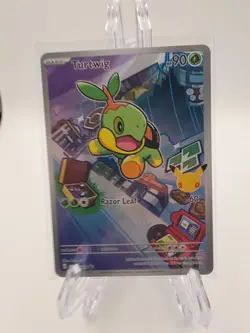Pokemon Turtwig 040 - First Partners Black Star Promo - Full Art Holo - Mint - Image 1