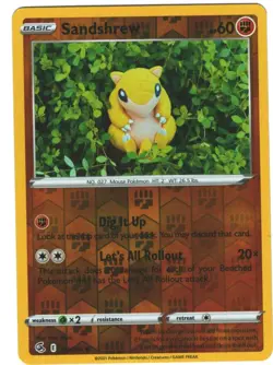 Sandshrew 131/264 Fusion Strike Reverse Holo Common Pokemon TCG - Image 1