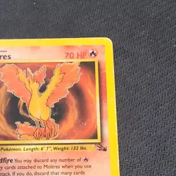 Moltres 70 HP Fossil Rare Regular Unlimited 27/62 1999 - Image 5