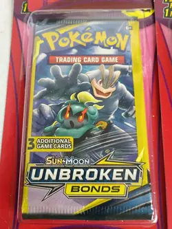 4 2022 Pokemon (3-Card)Sun And Moon Unbroken Bonds Dollar General Factory Sealed - Image 5