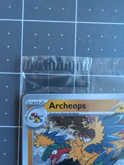 Pokemon Chicago Field Museum Fossil Exhibit Archeops Promo Card SEALED IN HAND - Image 2