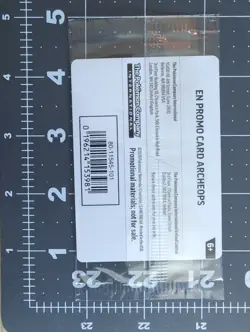 Pokemon Chicago Field Museum Fossil Exhibit Archeops Promo Card SEALED IN HAND - Image 4