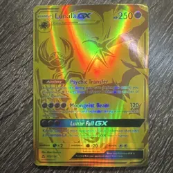 Nintendo Pokemon TCG Gold Lunala GX 172/156 Solgaleo GX 173/156 Lot (2) - Image 3
