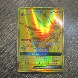 Nintendo Pokemon TCG Gold Lunala GX 172/156 Solgaleo GX 173/156 Lot (2) - Image 4