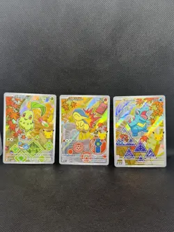 Pokemon First Partner Series 2 Johto Starter Set Chikorita Cyndaquil Totodile - Image 1