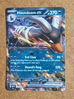 Houndoom ex 134/197 Double Rare Obsidian Flames Pokemon Near Mint - Image 1