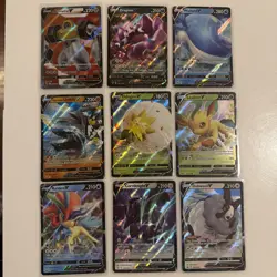 Pokemon V Lot 9 Ultra Rare Cards Leafeon V Rapid Strike Urshifu Drapion V - Image 1