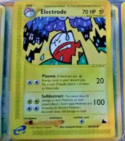 Pokemon Card (Non-Holographic) Electrode Skyridge Series - Image 1