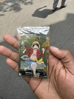 Carte One Piece TCG – Monkey D. Luffy OP13-001 – Musee Grevin Paris Exclusive Pr - Image 2