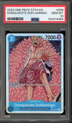 One Piece CCG Donquixote Doflamingo ST03-009 PSA 10 Gem Mint - Image 1