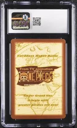 2001 ONE PIECE CARDDASS HYPER BATTLE JPN #S101 LUFFY'S PIRATE CREW CGC 8 - Image 2