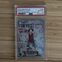 MONKEY D. LUFFY 2026 One Piece Promos College Basketball US Voyage #P-055 PSA 10 - Image 1
