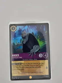 Disney Lorcana Hades, Looking for a Deal 56/204 Legendary Whispers in the Well - Image 1
