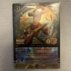 Woody - Jungle Guide (Store Championship) 54 Disney Lorcana Promo Cards Holo - Image 1