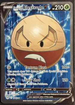 Hisuian Electrode V 172/196 - Lost Origin Ultra Rare Pokemon TCG 2022 - LP Card - Image 1