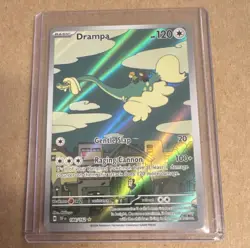 Pokemon TCG SV05 Temporal Forces Drampa 184/162 Illus Rare Holo Full Art - Image 1