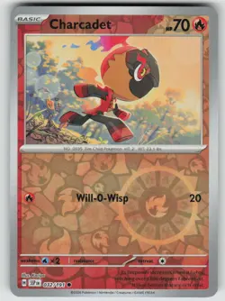 Charcadet Reverse Holo 032/191 Common Surging Sparks Pokemon NM - Image 1