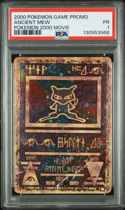 Ancient Mew Pokemon 2000 Movie Game Movie Pokemon PSA 1 - Image 1