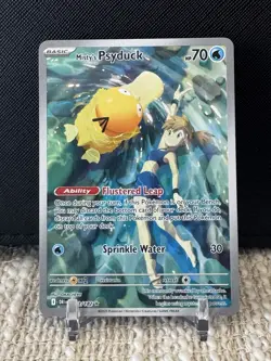 Pokemon TCG Misty's Psyduck 193/182 SV10 Destined Rivals IR Holo 70 HP Eng 2025 - Image 1