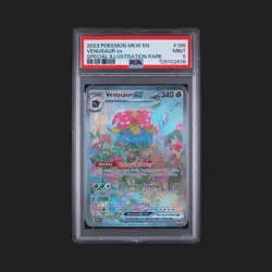 2023 POKEMON MEW EN-151 SPECIAL ILLUSTRATION RARE #198 VENUSAUR EX PSA 9 - Image 1