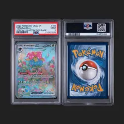 2023 POKEMON MEW EN-151 SPECIAL ILLUSTRATION RARE #198 VENUSAUR EX PSA 9 - Image 3