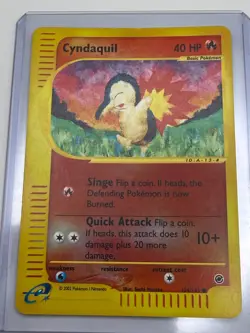 Cyndaquil 104/165 Reverse Holo Expedition Base Set Pokemon WOTC (LP) - Image 1
