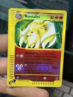 #2 Ninetales 57/165 Expedition 2002 Reverse Holo Rare Vintage E-Series Pokemon - Image 4