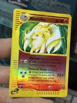 #2 Ninetales 57/165 Expedition 2002 Reverse Holo Rare Vintage E-Series Pokemon - Image 5
