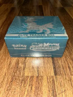 Pokemon Sealed TCG: Sun & Moon—Crimson Invasion Elite Trainer Box *Read* - Image 3