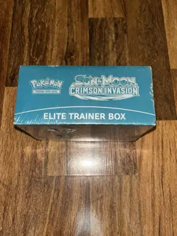 Pokemon Sealed TCG: Sun & Moon—Crimson Invasion Elite Trainer Box *Read* - Image 4