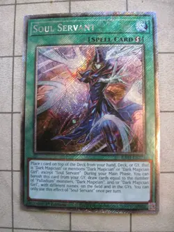 SOUL SERVANT x3 Yugioh cards RA03-EN271 Platinum Secret-Rare, 1st Edition FS - Image 2